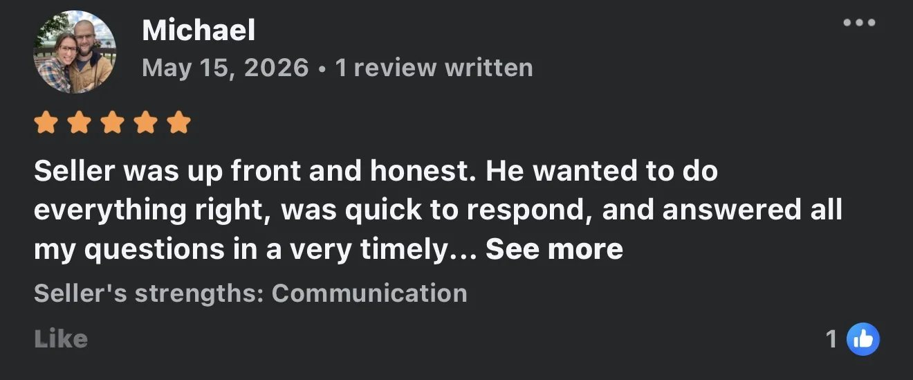 Customer review screenshot 1